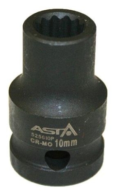Hlavice nástrčné úderové 1/2", 12hranné, různé rozměry - ASTA, Velikost: 18 mm