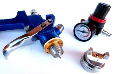 Stříkací pistole HVLP 1.4mm + redukční ventil