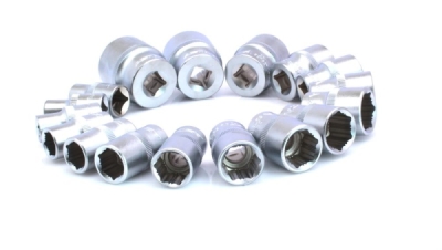 Nástrčné hlavice 1/2'', 6hranné, 10-32 mm, sada 17 ks - ASTA A-AS527