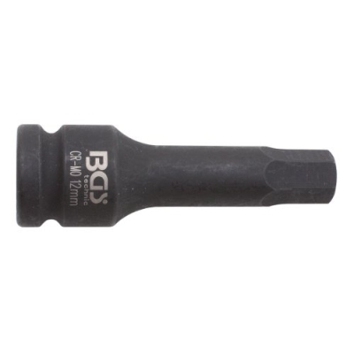 Hlavice zástrčné 1/2" imbus M5-M19, tvrzené (různé velikosti) - BGS 5481, Velikost: M5