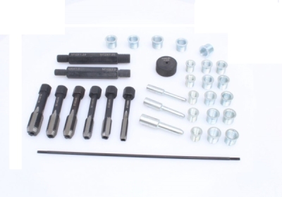 Sada na opravu závitů žhavicích svíček, M8x1.0 - M14x1.25, 33 ks - ASTA A-696