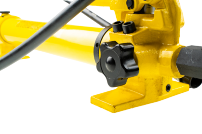 Ruční hydraulická pumpa dvourychlostní, tlak 20 bar, s tlakoměrem - HHB-700B