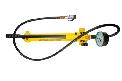 Ruční hydraulická pumpa dvourychlostní, tlak 20 bar, s tlakoměrem - HHB-700B