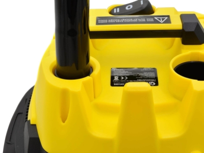 Průmyslový vysavač pro mokré i suché vysávání, s oklepem filtru, 25 l