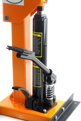 Stahovák pružin, hydraulický, stojanový, 1t
