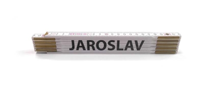 Skládací metry se jmény, 2 m, dřevěné, Jméno na metru: MILÁČEK