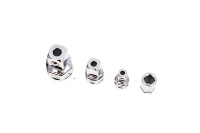 Adaptéry pro ráčnové klíče, čtyřhrany 1/4", 3/8", 1/2" a bity, 4 ks - JONNESWAY W45316S-AD