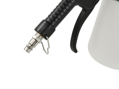 Přístroj na výměnu brzdové kapaliny a odvzdušnění 1/4", 4 adaptéry, 0,75 l - GEKO G02730