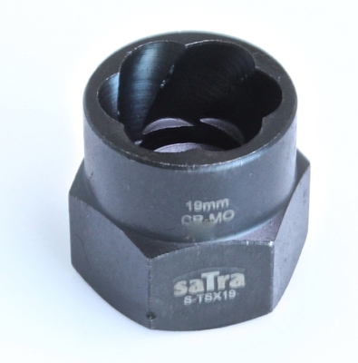 Hlavice nástrčné na poškozené šrouby 3/8" a 1/2", různé rozměry - SATRA, Velikost: 17 mm