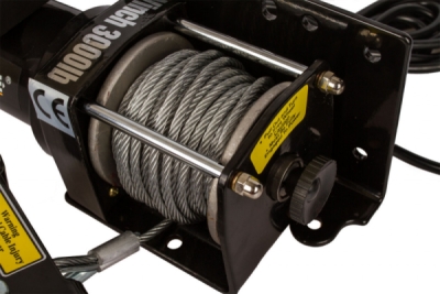 Elektrický lanový naviják 1000 W/12 V, max. zatížení 1361 kg - HOTECHE