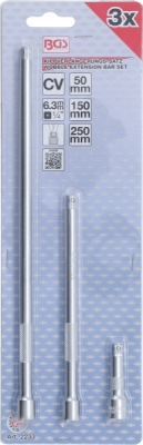 Prodloužení 1/4" výkyvné, 3 ks - BGS 2233