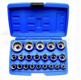 Hlavice nástrčné 1/2" 8-36 mm, sada 21 dílů - BGS 2267
