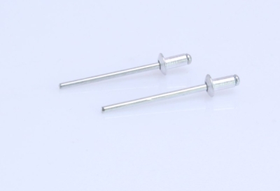 Trhací nýty hliník-ocel, různé rozměry, s plochou hlavou, balení 100 ks - ASTA, Velikost: 4.0x9.6 mm