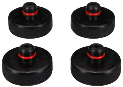 Sada gumových podložek pro hever JACK PAD SET 4 t, pro vozy Tesla, 4 ks - SIXTOL