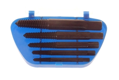 Vytahováky poškozených šroubů 3-18 mm, hobby využití, sada 5 kusů - QUATROS QS14226