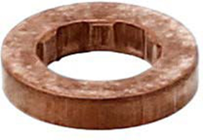 Těsnění pod vstřikovače diesel common rail, měděné, různé rozměry, Velikost: 7.1x15x1.56 mm