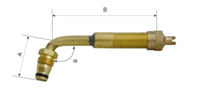 Ventily pro EM pneumatiky, různé velikosti - Ferdus, Varianta: závit 1/2"-20 UNF. otvor v ráfku 20.5 mm. pro zahnuté EM ventily
