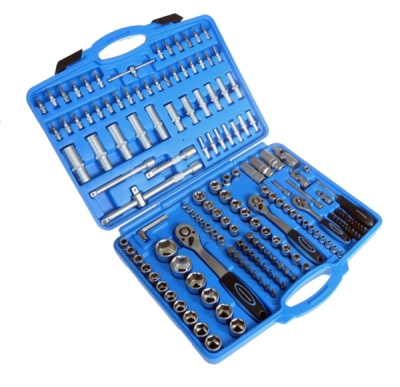 Gola sada s nářadím 1/4", 3/8" a 1/2", 171 dílů - QUATROS QS50171