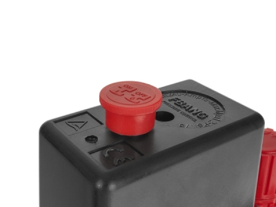 Tlakový spínač - presostat, s manometry, 230 V, maximální tlak 12 bar