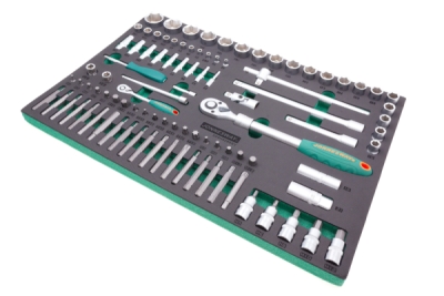 Modul - velká gola sada 1/4" a 1/2", s příslušenstvím, 95 ks - JONNESWAY S04H4295SV