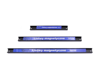 Magnetické lišty - držáky na nářadí, délky 23, 37, 48 cm, sada 3 kusy