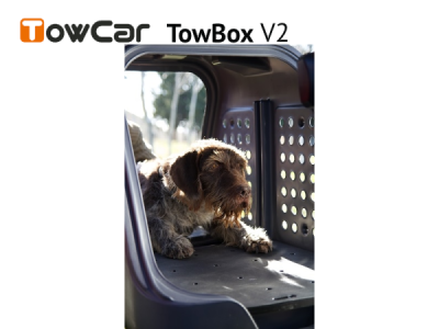 Přepravní box na tažné zařízení TowBox V2 Dog černý