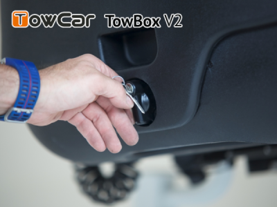 Přepravní box na tažné zařízení TowBox V2 Dog černý