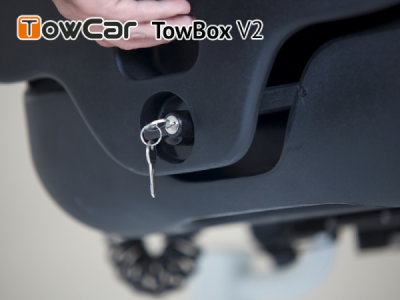 Přepravní box na tažné zařízení TowBox V2 Dog černý