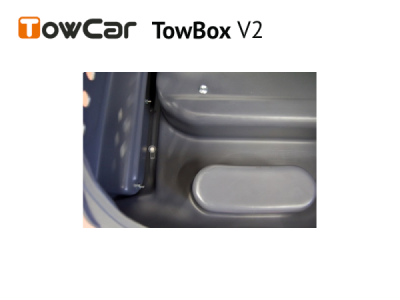 Přepravní box na tažné zařízení TowBox V2 Dog černý