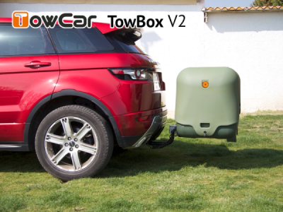 Přepravní box na tažné zařízení TowBox V2 zelený