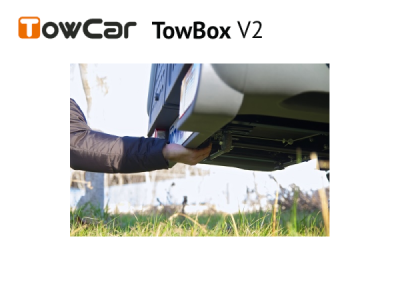 Přepravní box na tažné zařízení TowBox V2 Dog černý