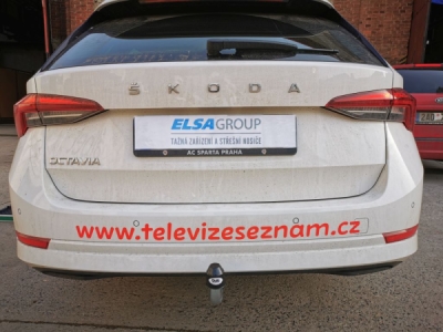 Tažné zařízení Škoda Octavia sedan 2013-2020 (III), pevné, Galia