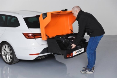 Přepravní box na tažné zařízení TowBox EVO