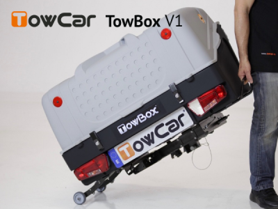Přepravní box na tažné zařízení TowBox V1