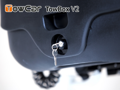 Přepravní box na tažné zařízení TowBox V2 Dog černý