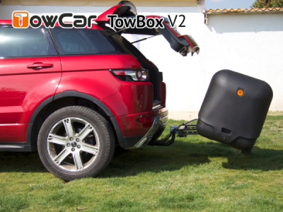 Přepravní box na tažné zařízení TowBox V2 Dog černý