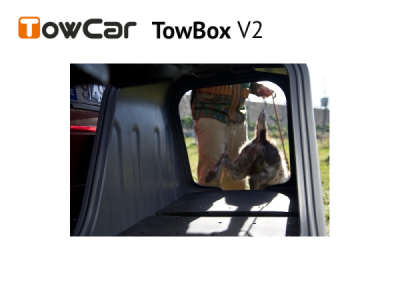 Přepravní box na tažné zařízení TowBox V2 Dog černý