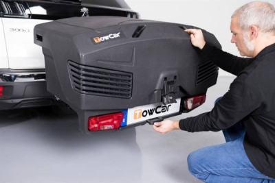 Přepravní box na tažné zařízení TowBox EVO černý
