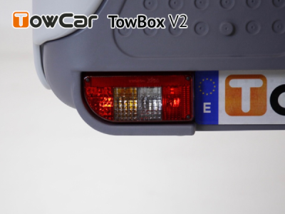 Přepravní box na tažné zařízení TowBox V2 šedý