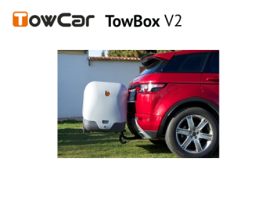 Přepravní box na tažné zařízení TowBox V2 šedý