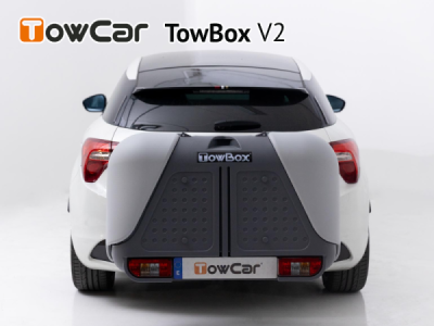 Přepravní box na tažné zařízení TowBox V2 šedý