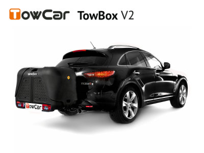 Přepravní box na tažné zařízení TowBox V2 černý