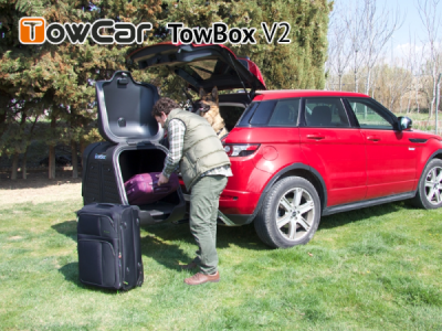 Přepravní box na tažné zařízení TowBox V2 černý