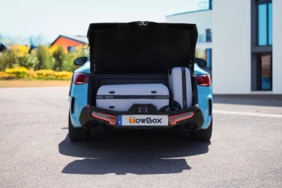 Přepravní box na tažné zařízení TowBox V5, černý