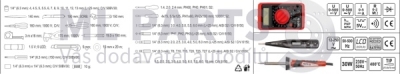 Sada nářadí pro elektrikáře 68 kusů YATO YT-39009