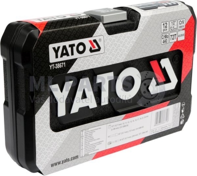 Gola sada 1/2", 12 kusů YATO YT-38671