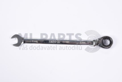 Klíč očko-plochý s ráčnou 8 mm YATO YT-1651