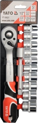Gola sada 1/2", 12 kusů YATO YT-38821