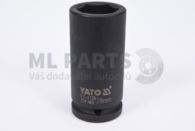Nástavec rázový dlouhý 3/4'' 28 mm YATO YT-1128