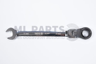 Klíč očko-plochý s ráčnou 11 mm YATO YT-1677